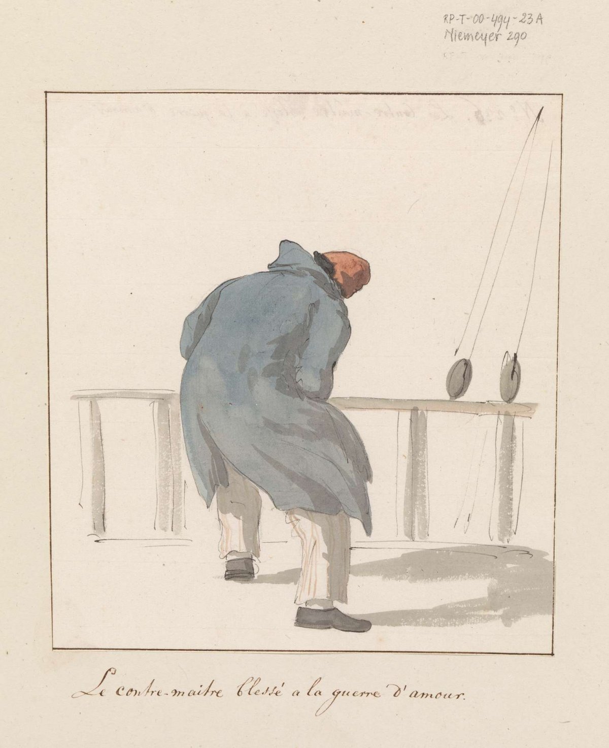 Boatman aboard the ship l'Heureuse Marianne, Louis Ducros, 1778