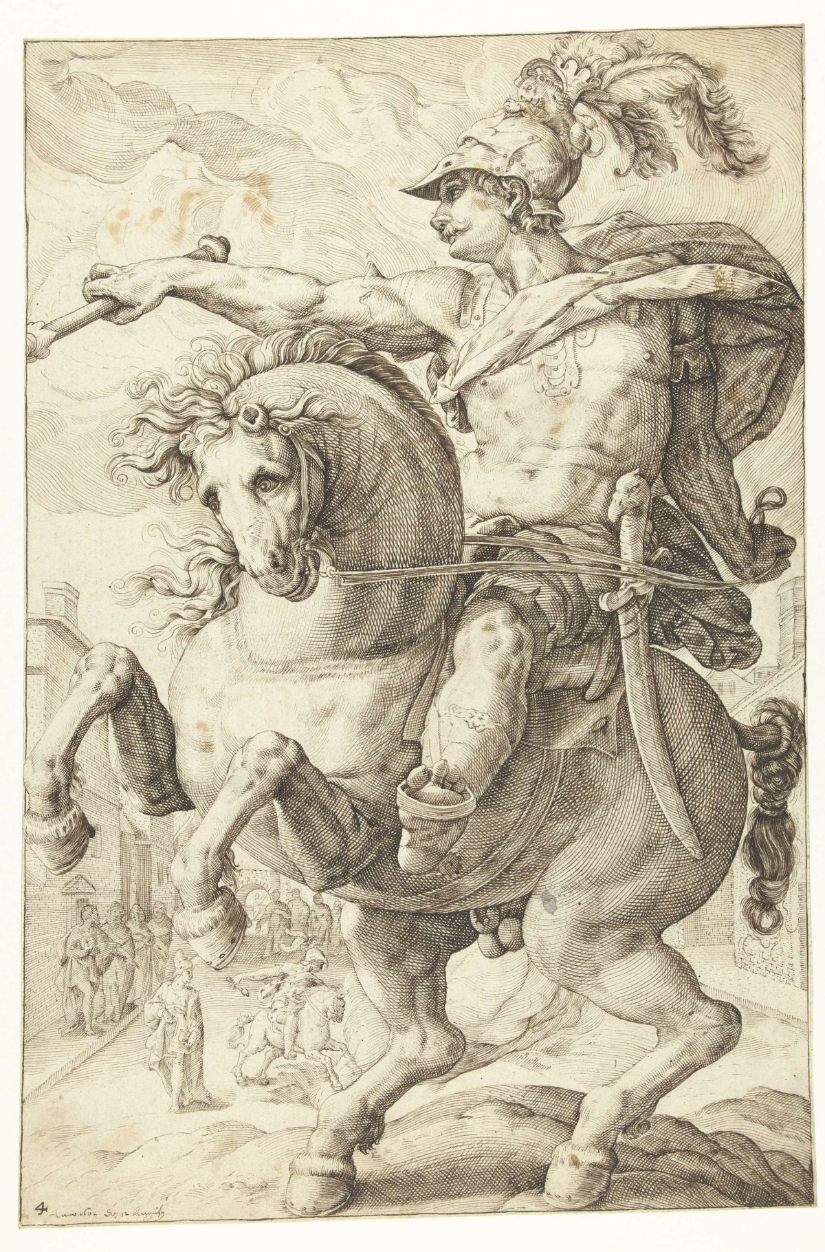 Marcus Curtius, Lucas van Haelwech, 1602