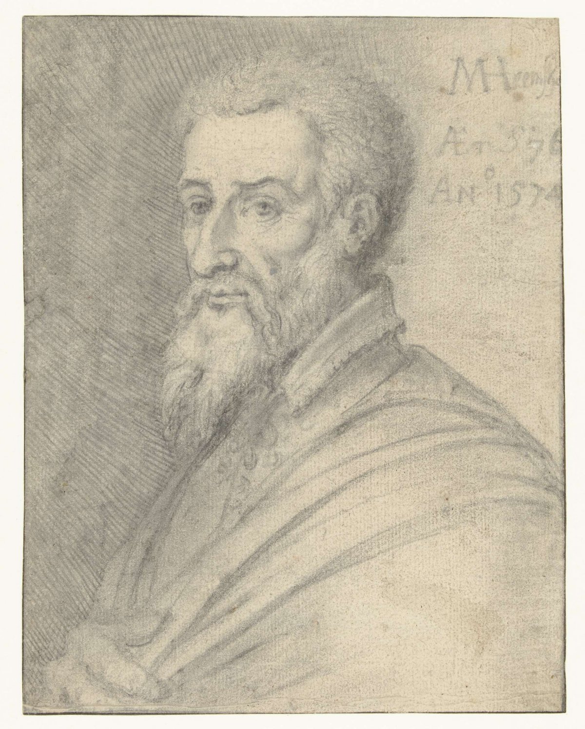 Portrait of Maerten van Heemskerck, anonymous, 1574 - 1579
