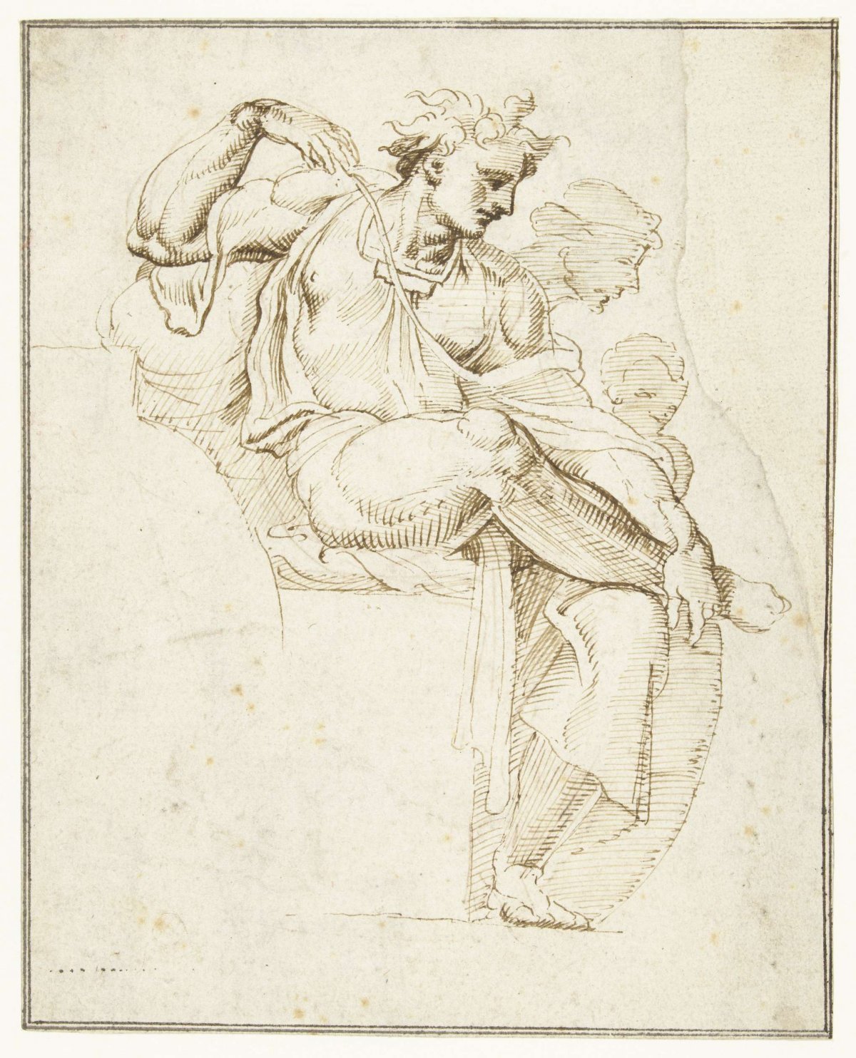 Study of Matthan, Maarten van Heemskerck, 1536