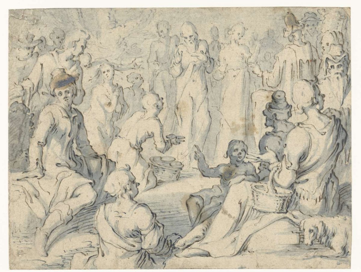 Wonderbare spijziging, anonymous, 1575 - 1624