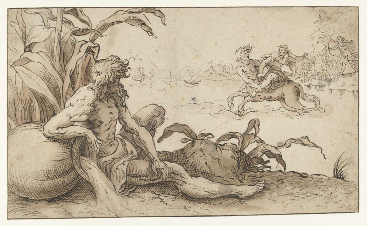 Abduction of Deïanira by Nessus, anonymous, 1540