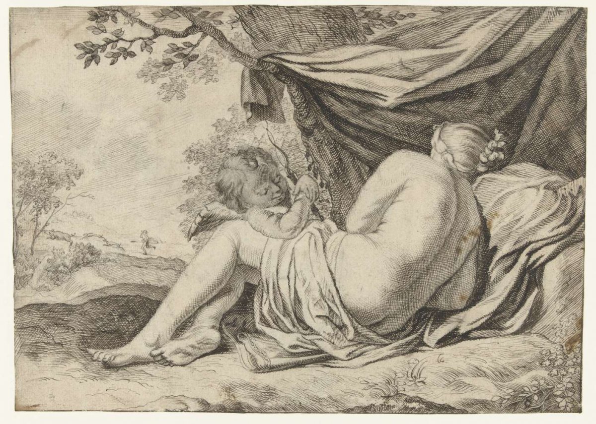 Venus and Cupid, anonymous, 1574