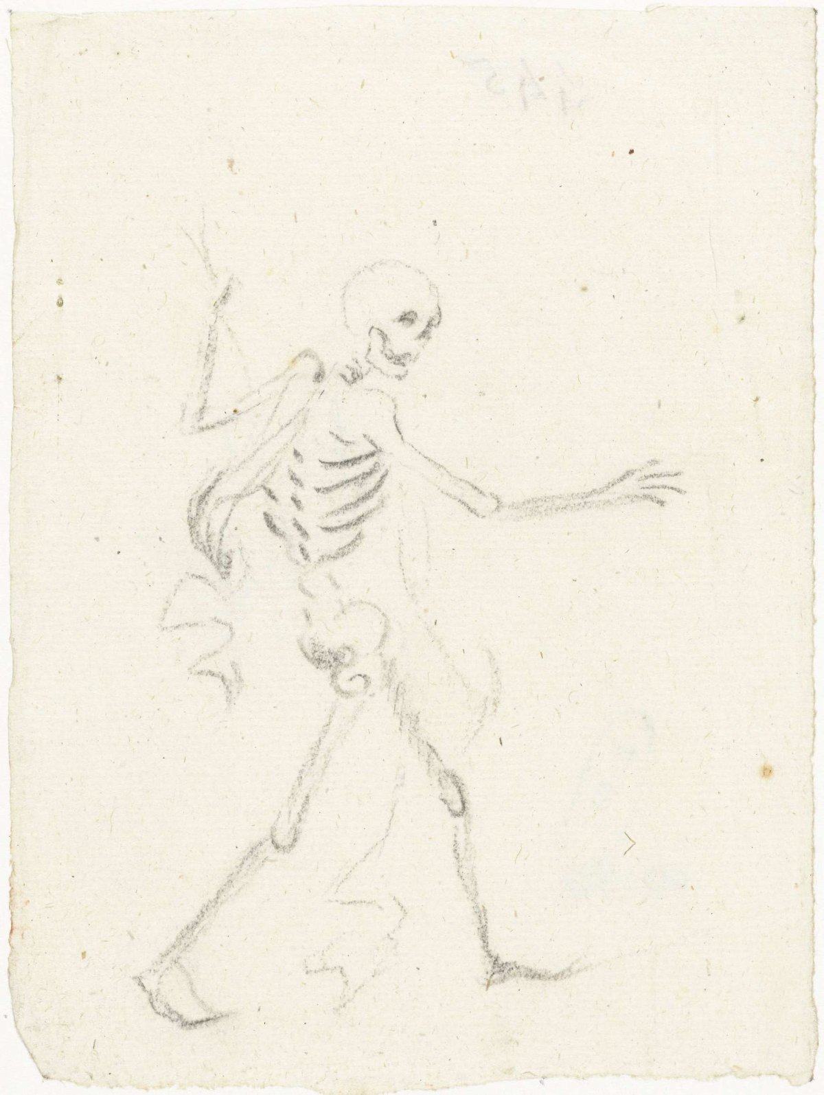 Walking Skeleton, Gesina ter Borch, c. 1656