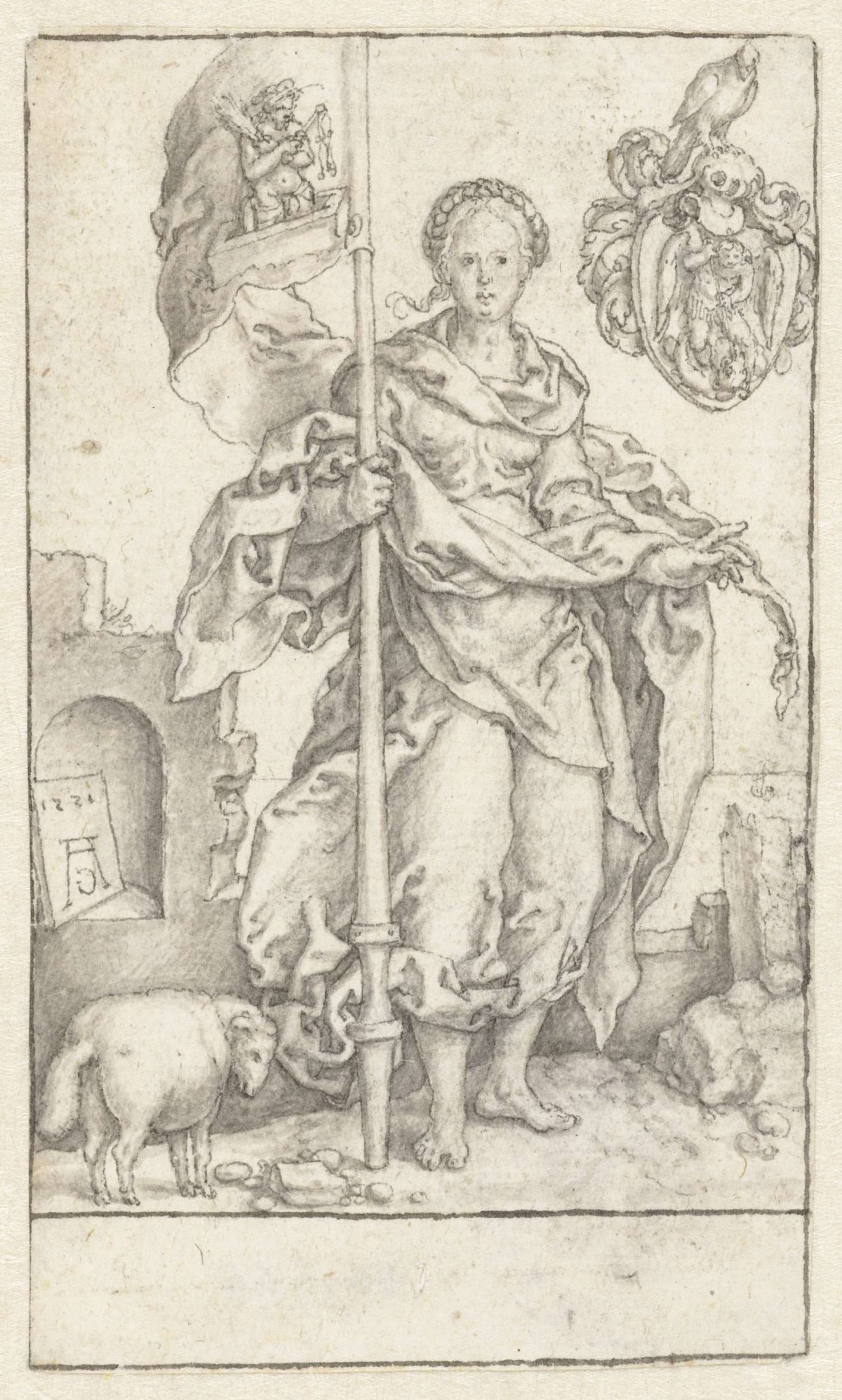 Nederigheid, Heinrich Aldegrever, 1551