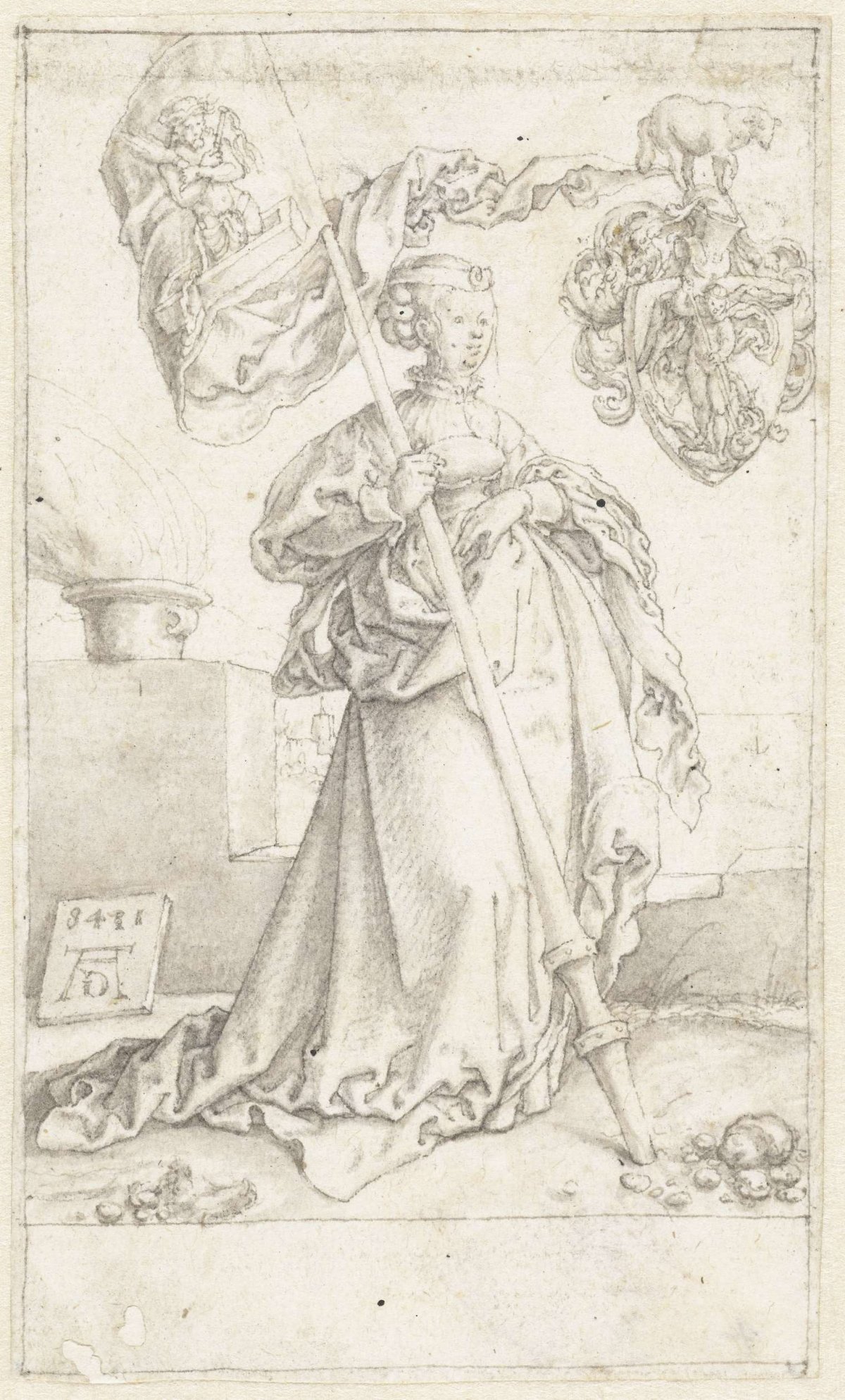 Nederigheid, Heinrich Aldegrever, 1548