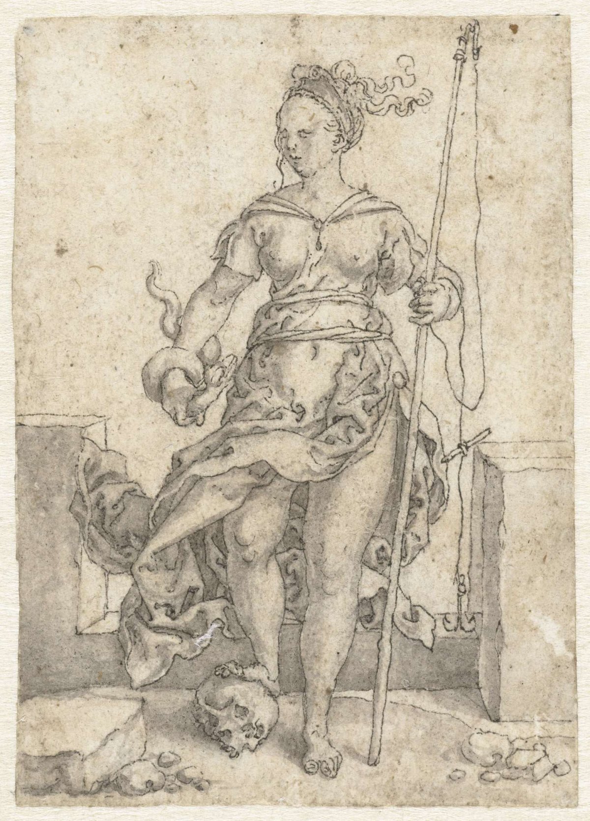 Invidia, Heinrich Aldegrever, 1548 - 1549