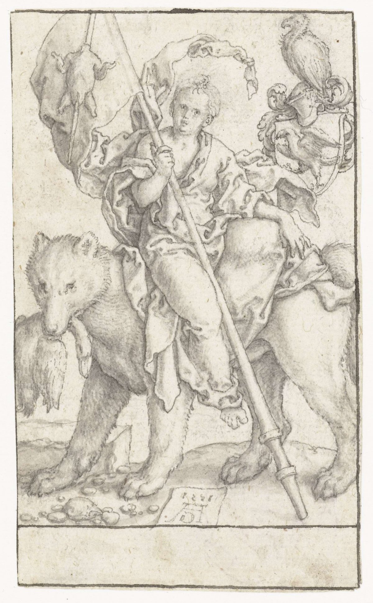 Hebzucht, Heinrich Aldegrever, 1551