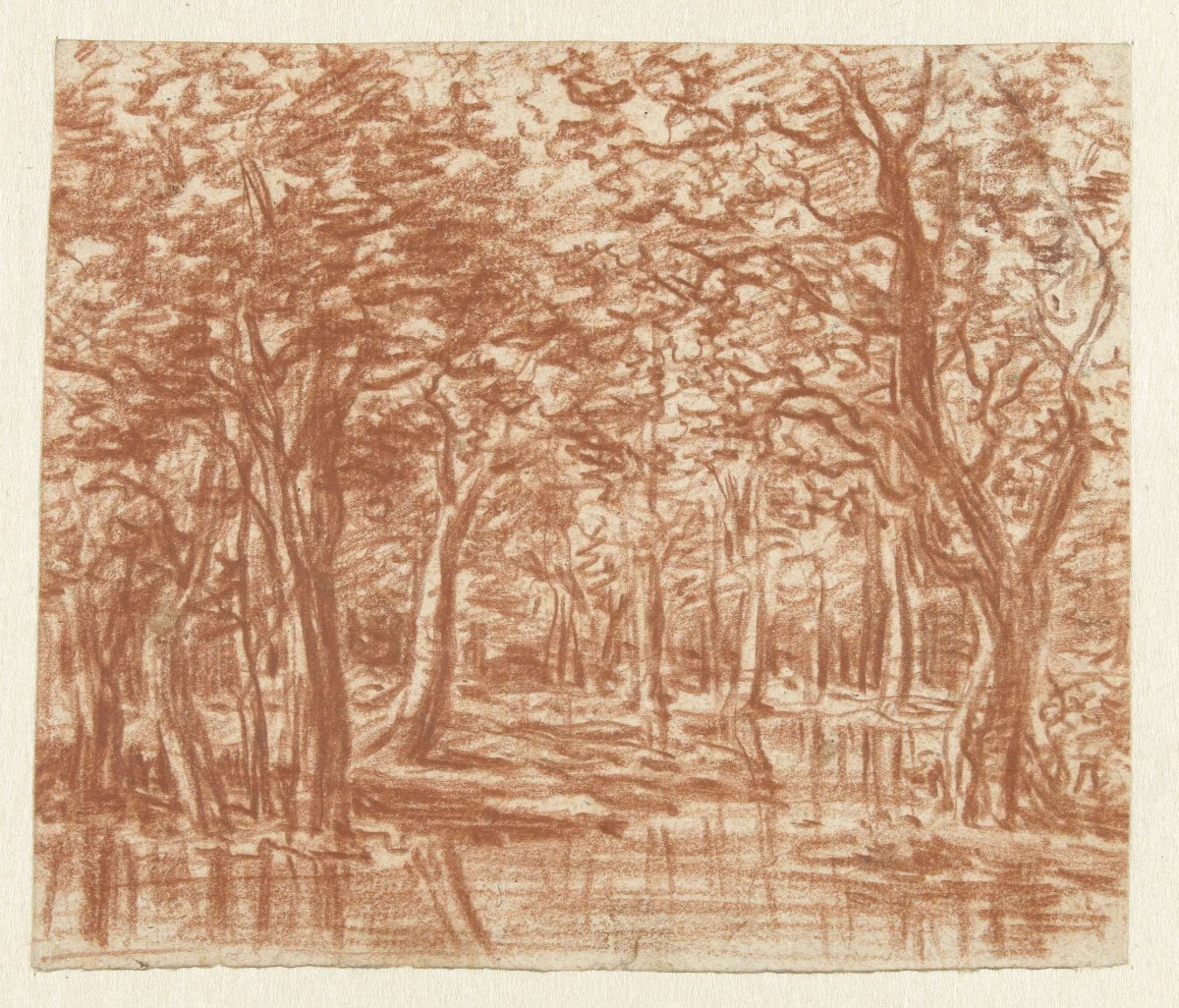 Boslandschap, Ernst Willem Jan Bagelaar, 1785 - 1837