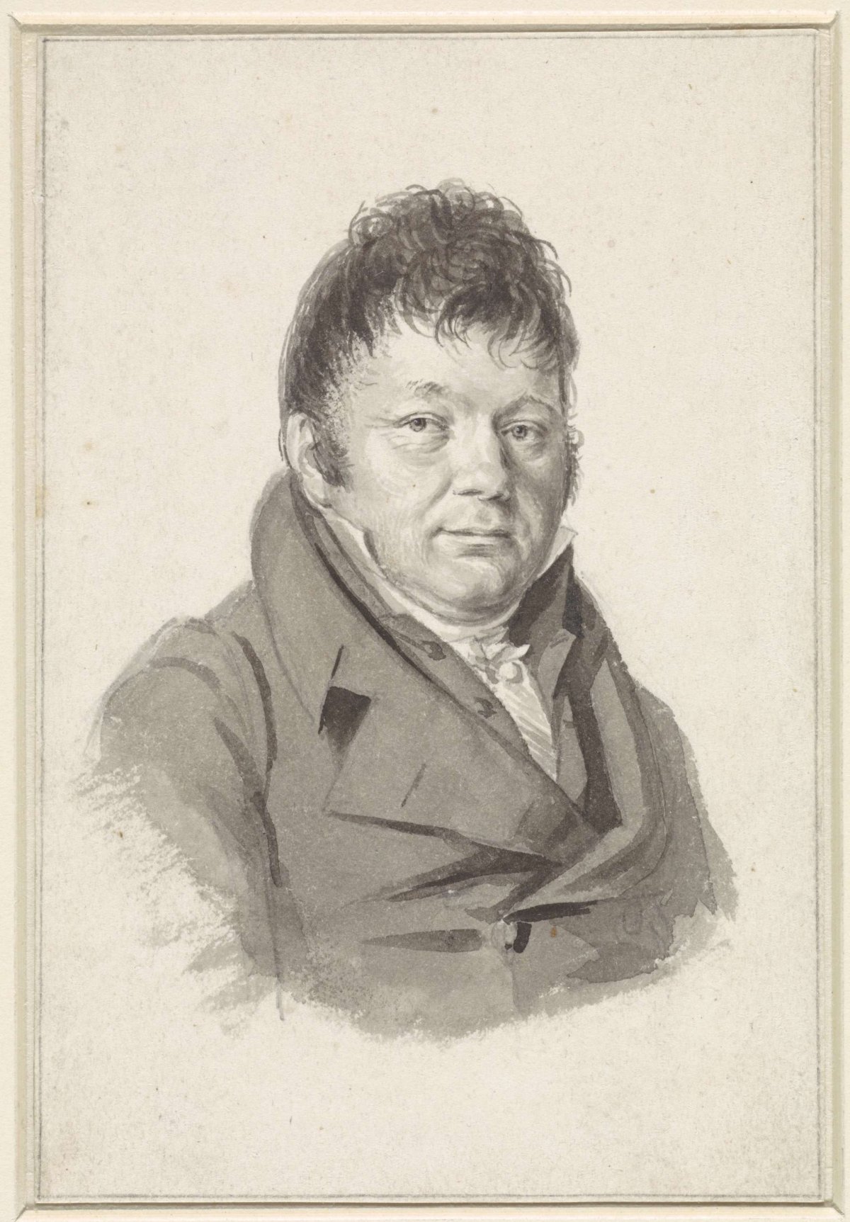 Portrait of Carl Joseph Fodor, Hendrik Willem Caspari, 1780 - 1829