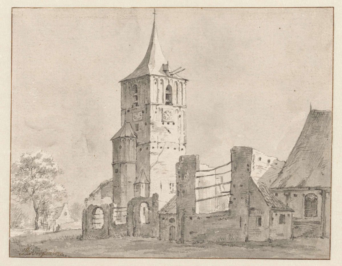 Kerk te Warmond, Jan Abrahamsz. Beerstraten, 1600 - 1699