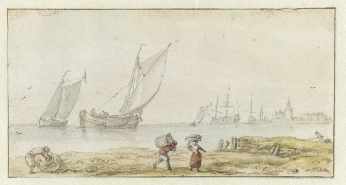 Stil water, Allaert van Everdingen, 1631 - 1675