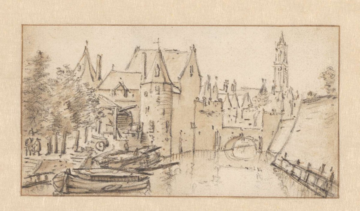 Weerdpoort te Utrecht, Herman Saftleven, 1619 - 1685