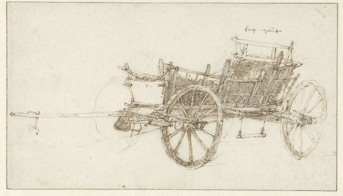 A Wagon, Isaac van Ostade, 1645 - 1649