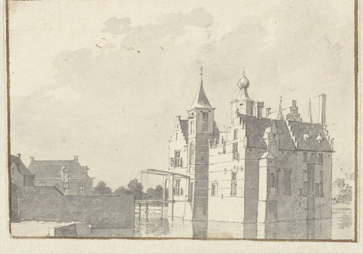 The castle at Berlicum, anonymous, 1700 - 1800