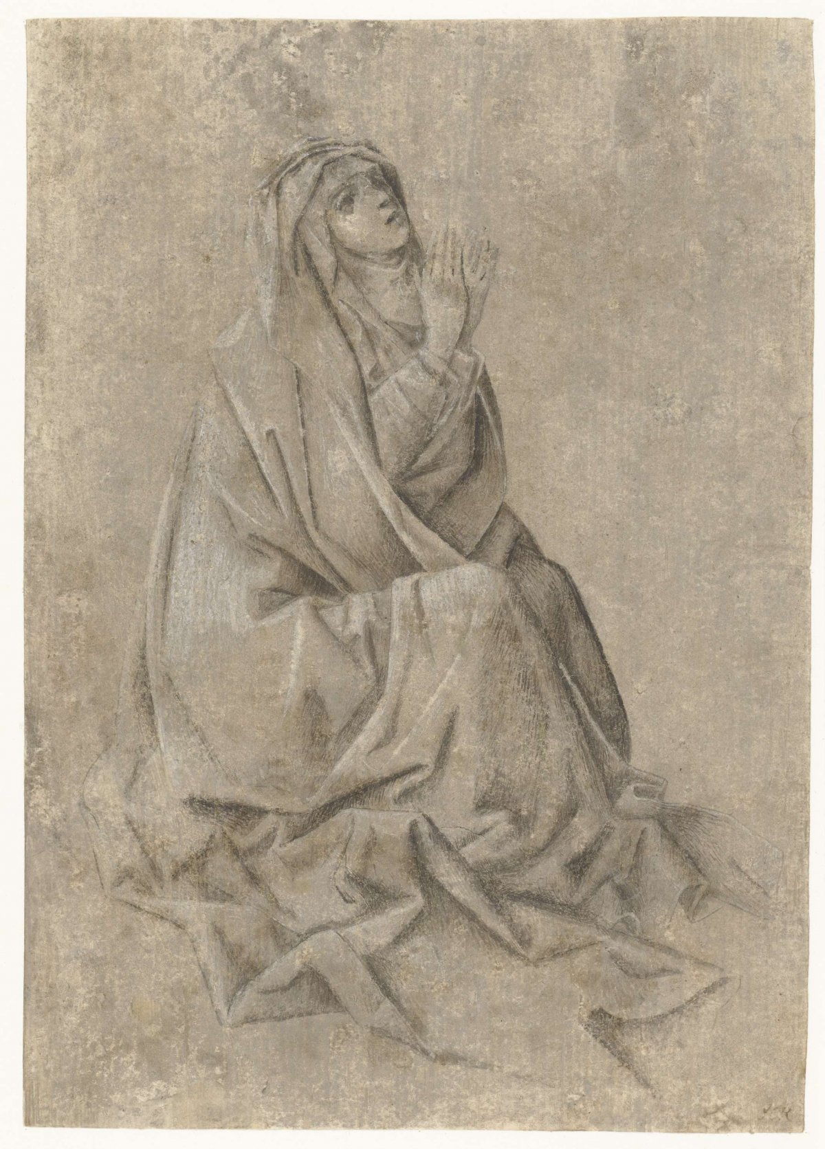 Mary at the foot of the cross, anonymous, c. 1425 - 1440