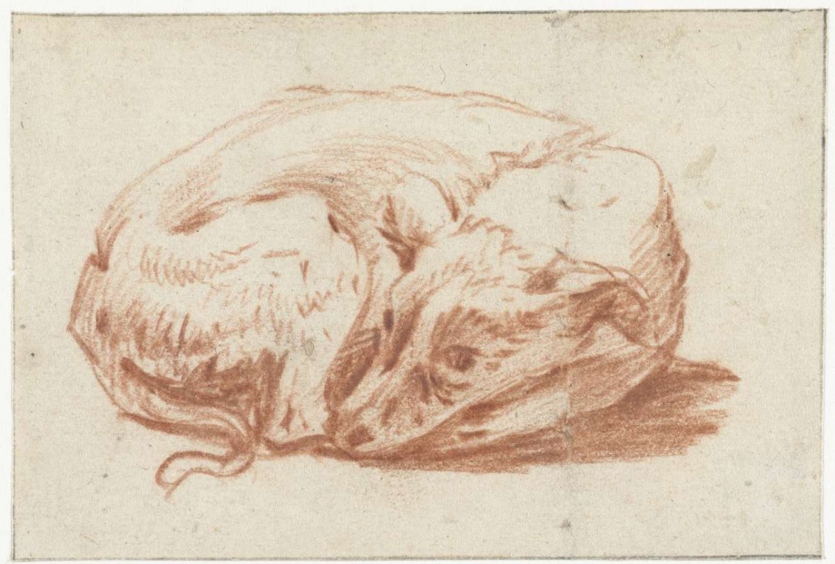 Liggende hond, Pieter van Bloemen, 1667 - 1720