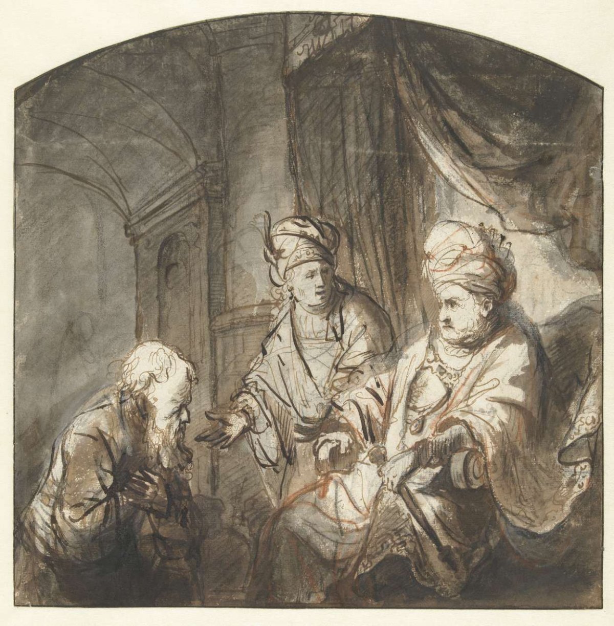 Joseph introduces his father to Pharaoh, Ferdinand Bol, 1645 - 1652