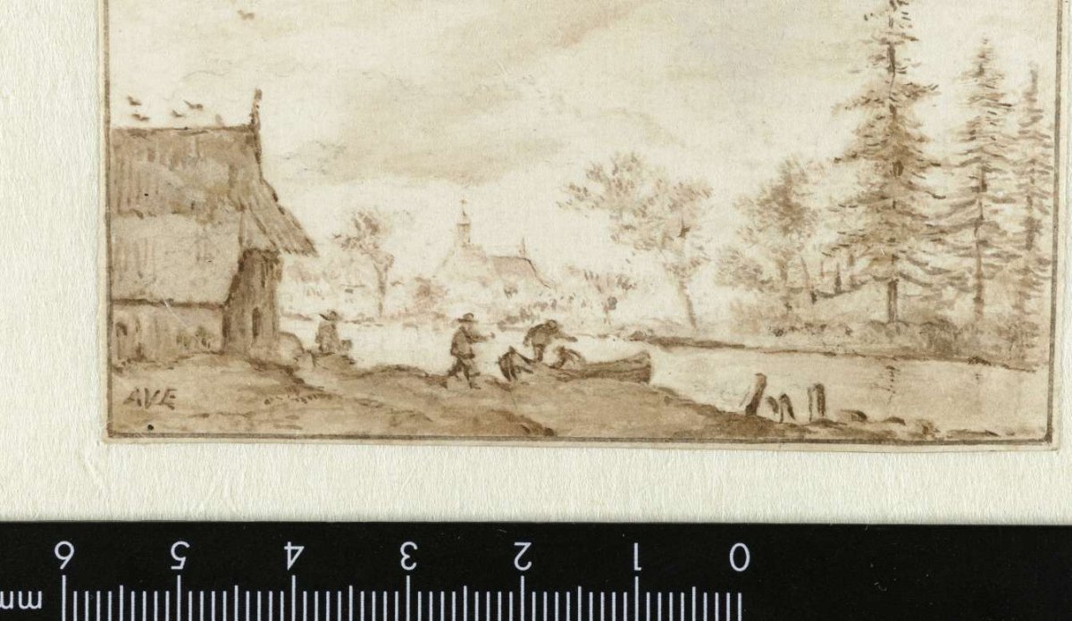 Riviergezicht, Allaert van Everdingen, 1631 - 1675