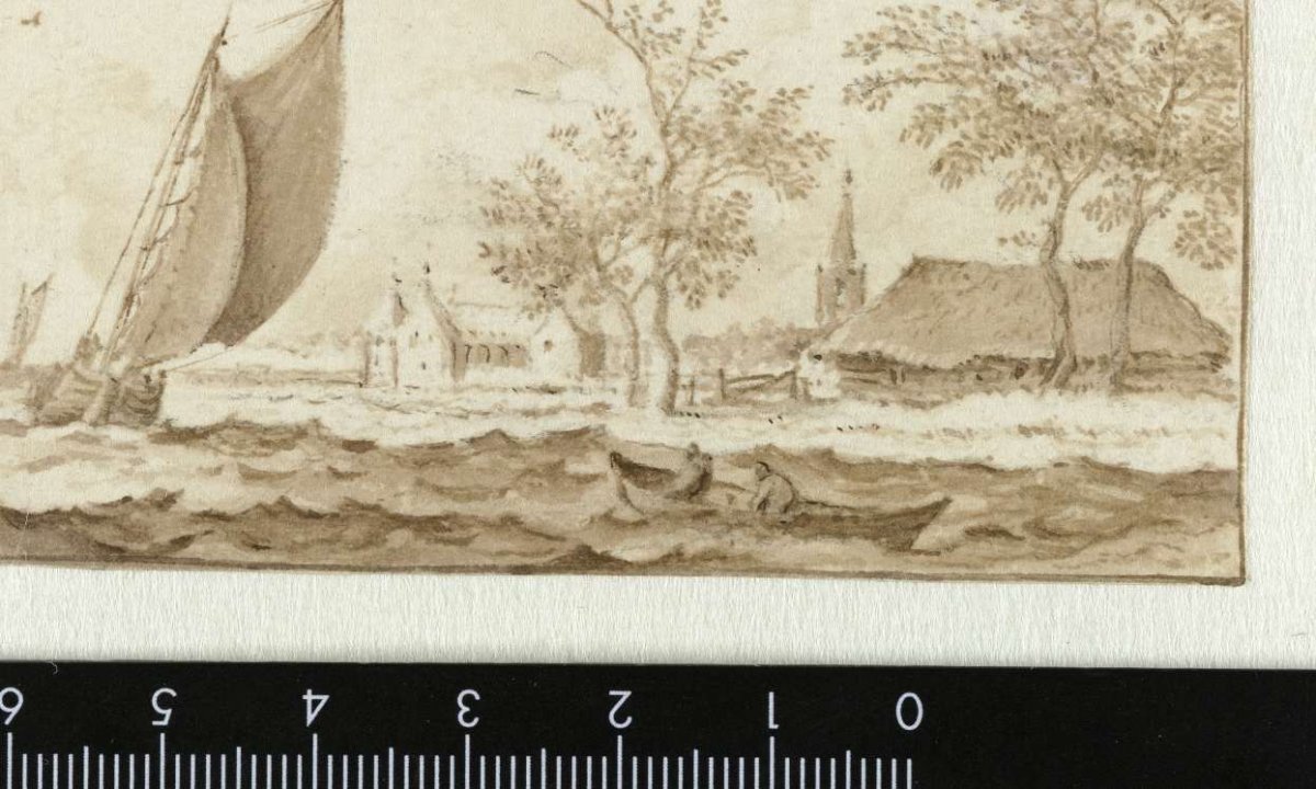 Woelend water, Allaert van Everdingen, 1631 - 1675