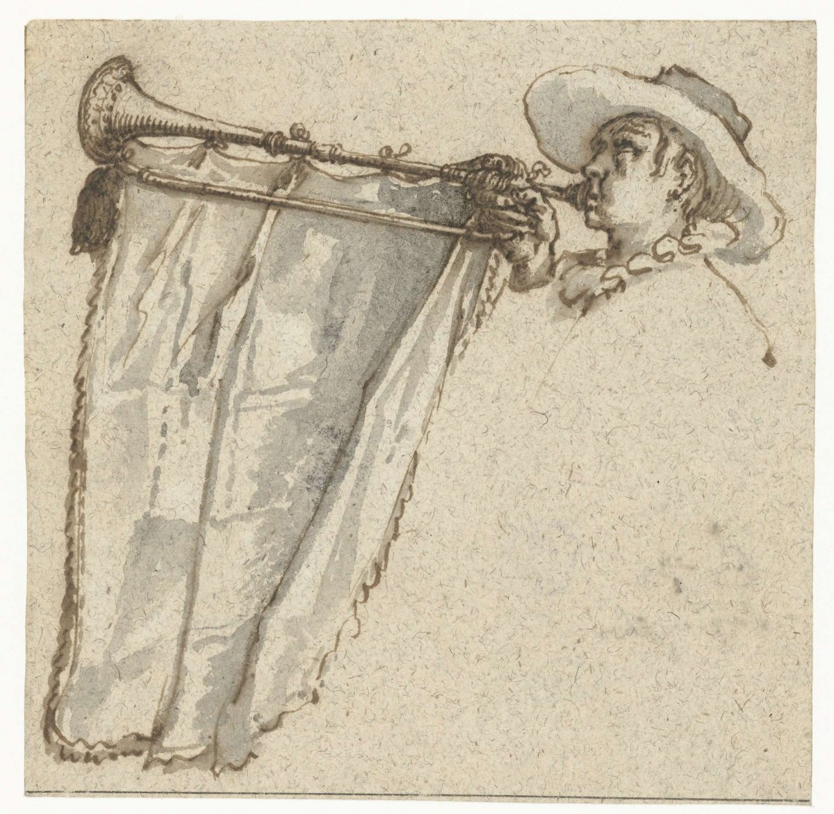 Trumpeter, Jacques de Gheyn (II), 1575 - 1629