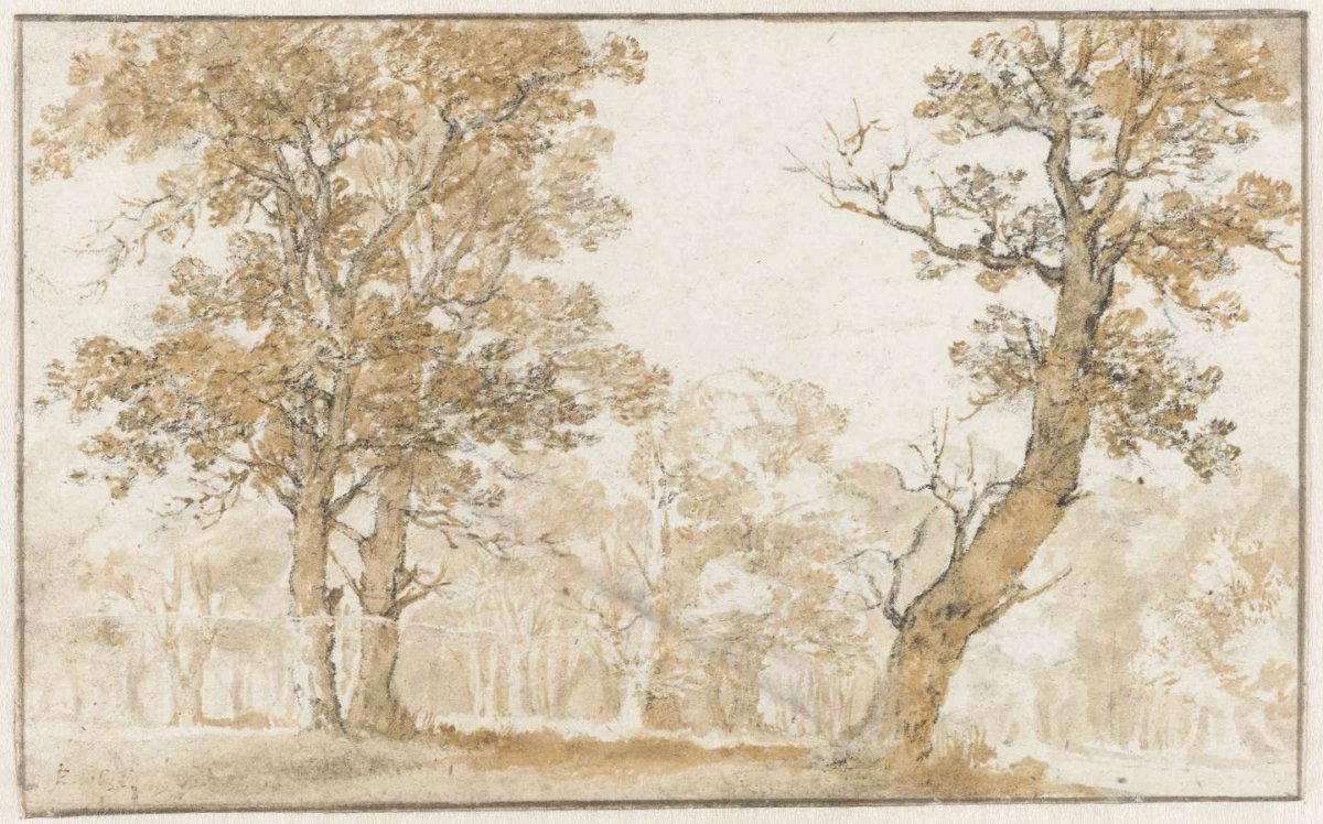Haagse Bos, Jan de Bisschop, 1652