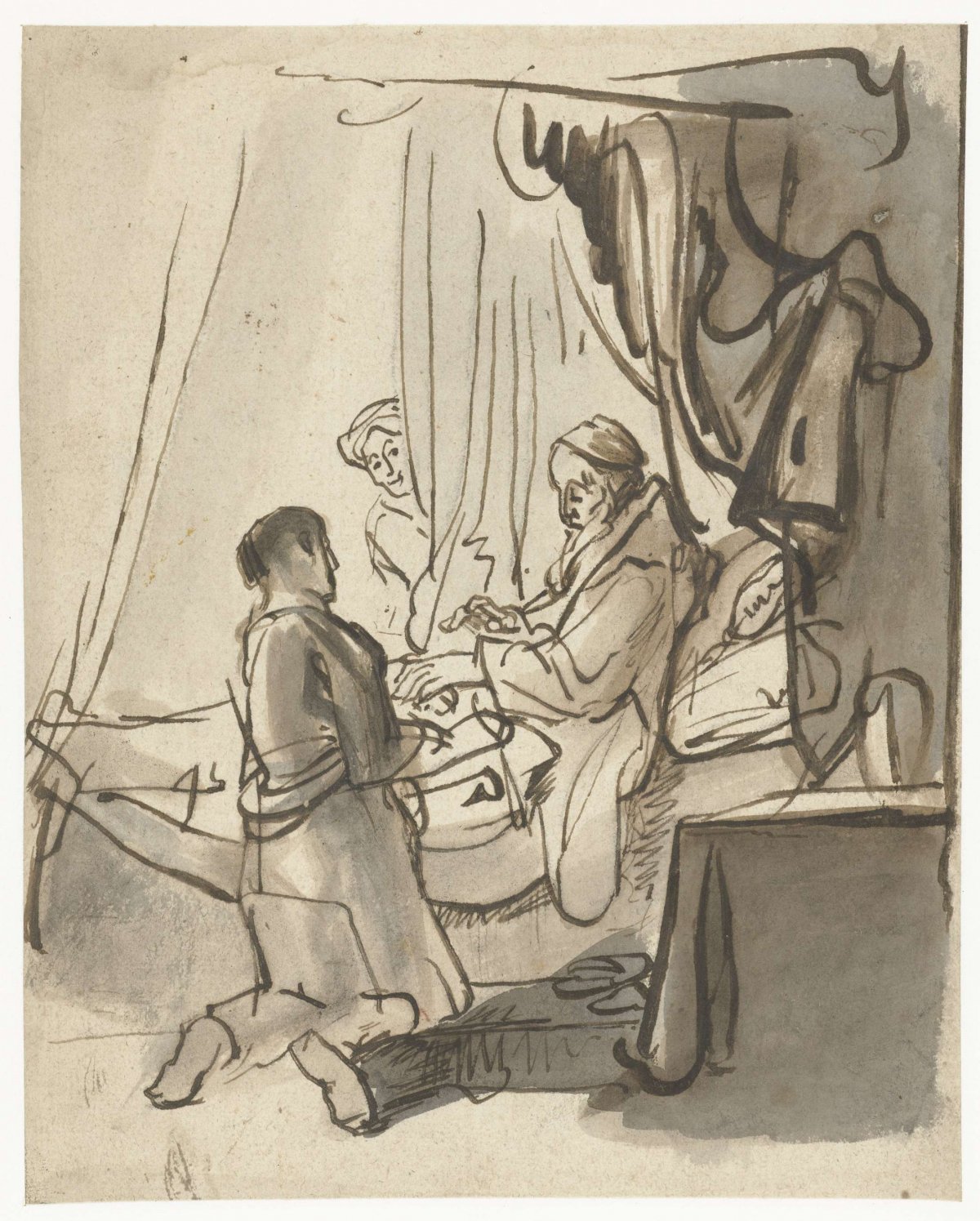 Isaac zegent Jacob, anonymous, 1640