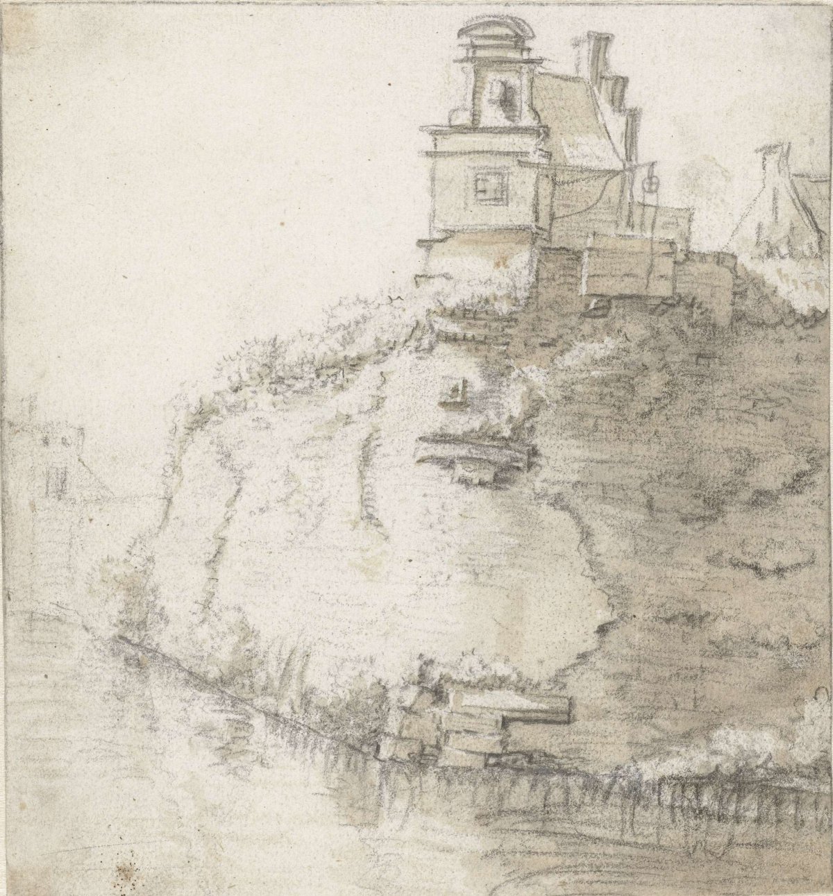 The Zonneburg stronghold at Utrecht, Herman Saftleven, 1619 - 1685