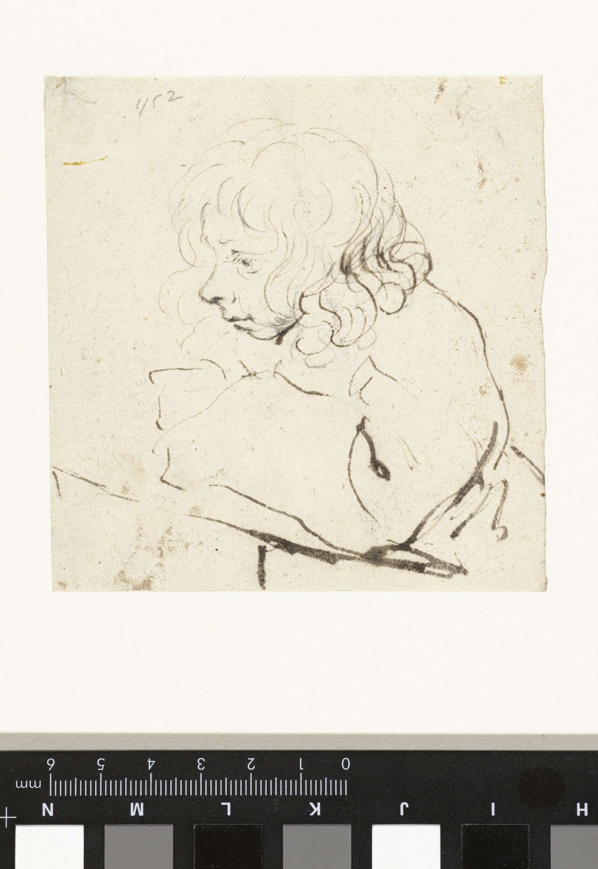 Moses ter Borch, drawing, Gerard ter Borch (II), c. 1650 - 1655