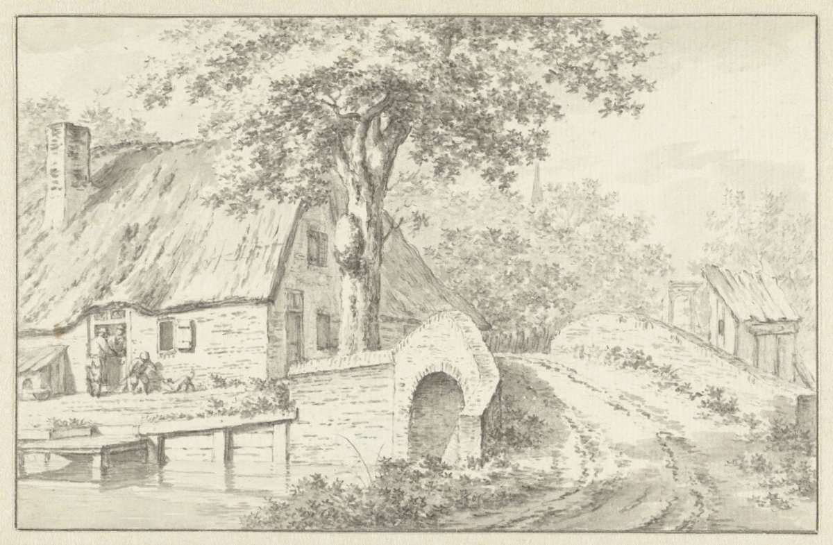 Villagescape, Jacob Cats (1741-1799), 1772