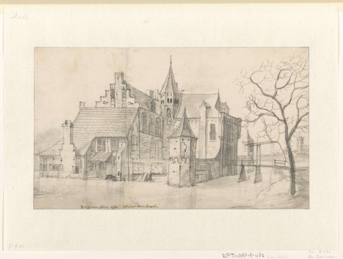 Middeleeuwse stadspoort, Jan Abrahamsz. Beerstraten, 1661