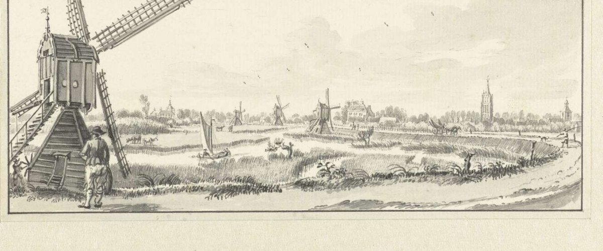 View of Heukelum, Jan de Beijer, 1750