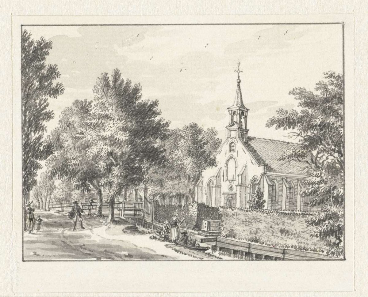 The church at Tienhoven, Jan de Beijer, 1749