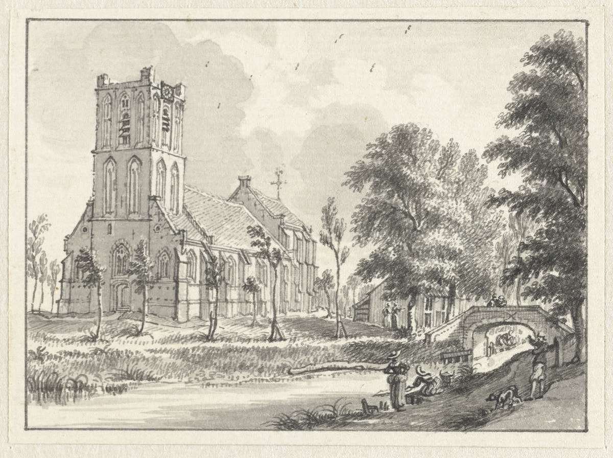 The church at Westbroek, Jan de Beijer, 1749