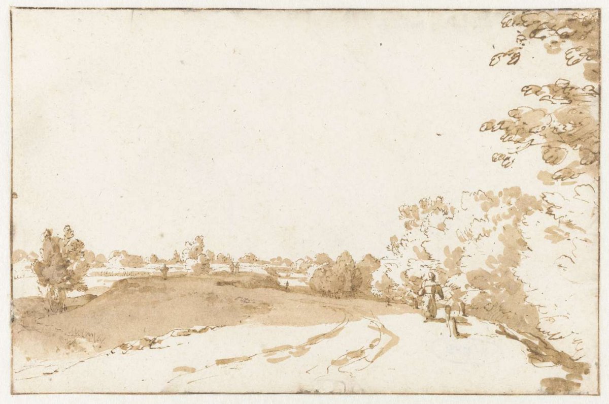 IJsseldijk between Gouda and Moordrecht, Jan de Bisschop, 1648 - 1671