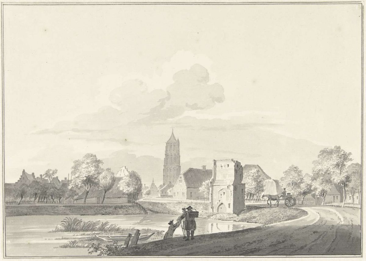 Remains of the Veerpoort at Heukelom, Pieter Jan van Liender, 1737 - 1779