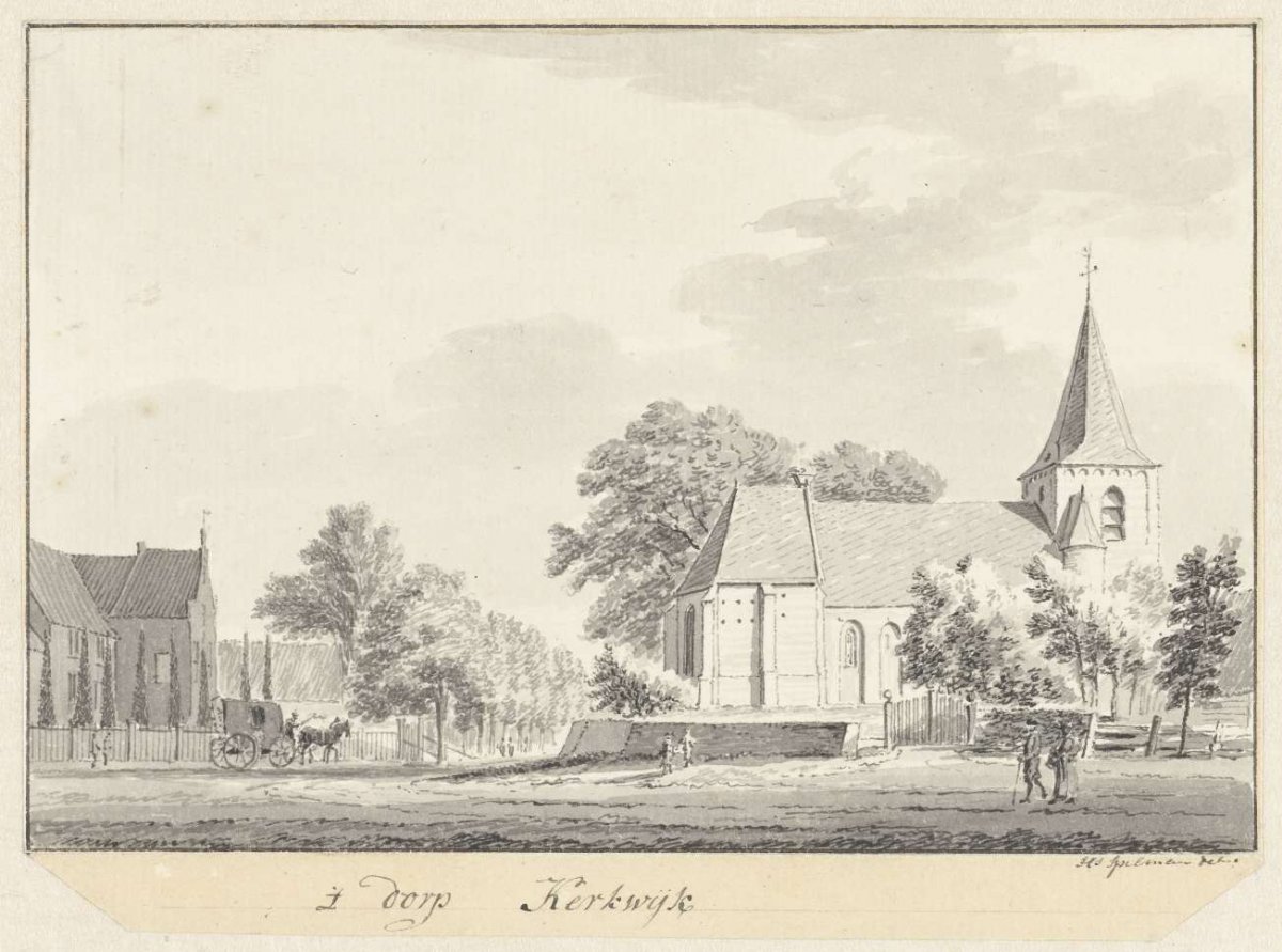 The village of Kerkwijk, Hendrik Spilman, 1734 - 1784