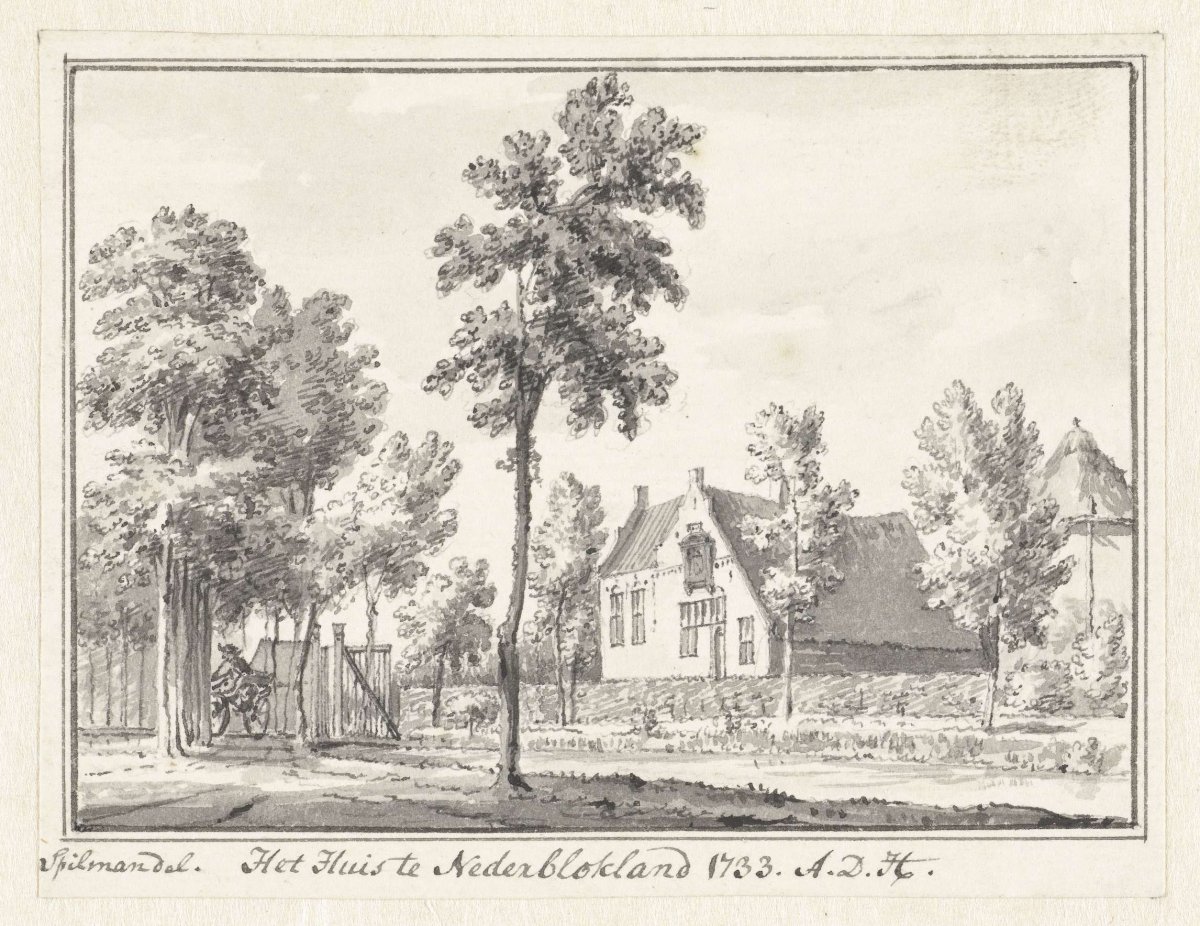 Huis te Nederblokland, Hendrik Spilman, 1733 - 1784