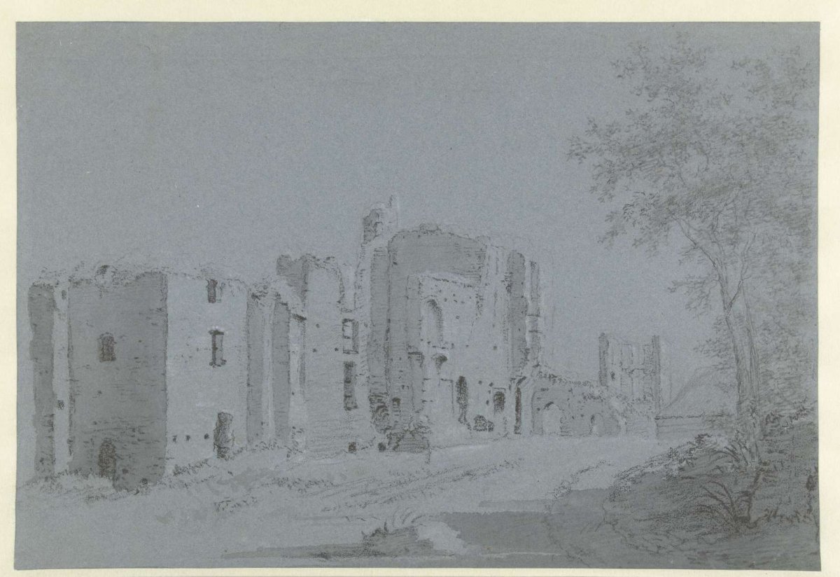 Brederode castle ruins, Laurens Vincentsz. van der Vinne, 1683