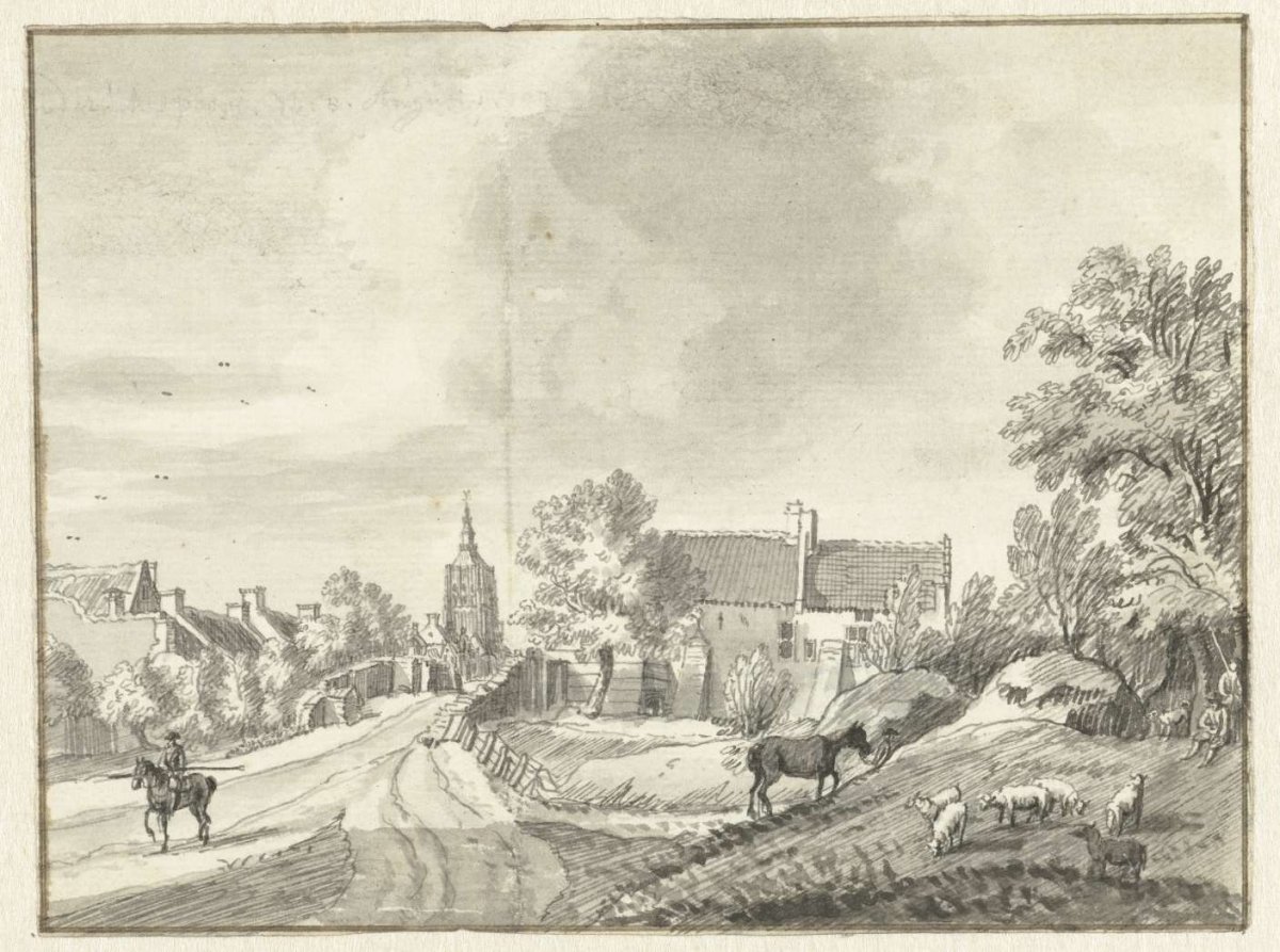 The Gelderse Poort at Asperen, Jan de Beijer, 1750