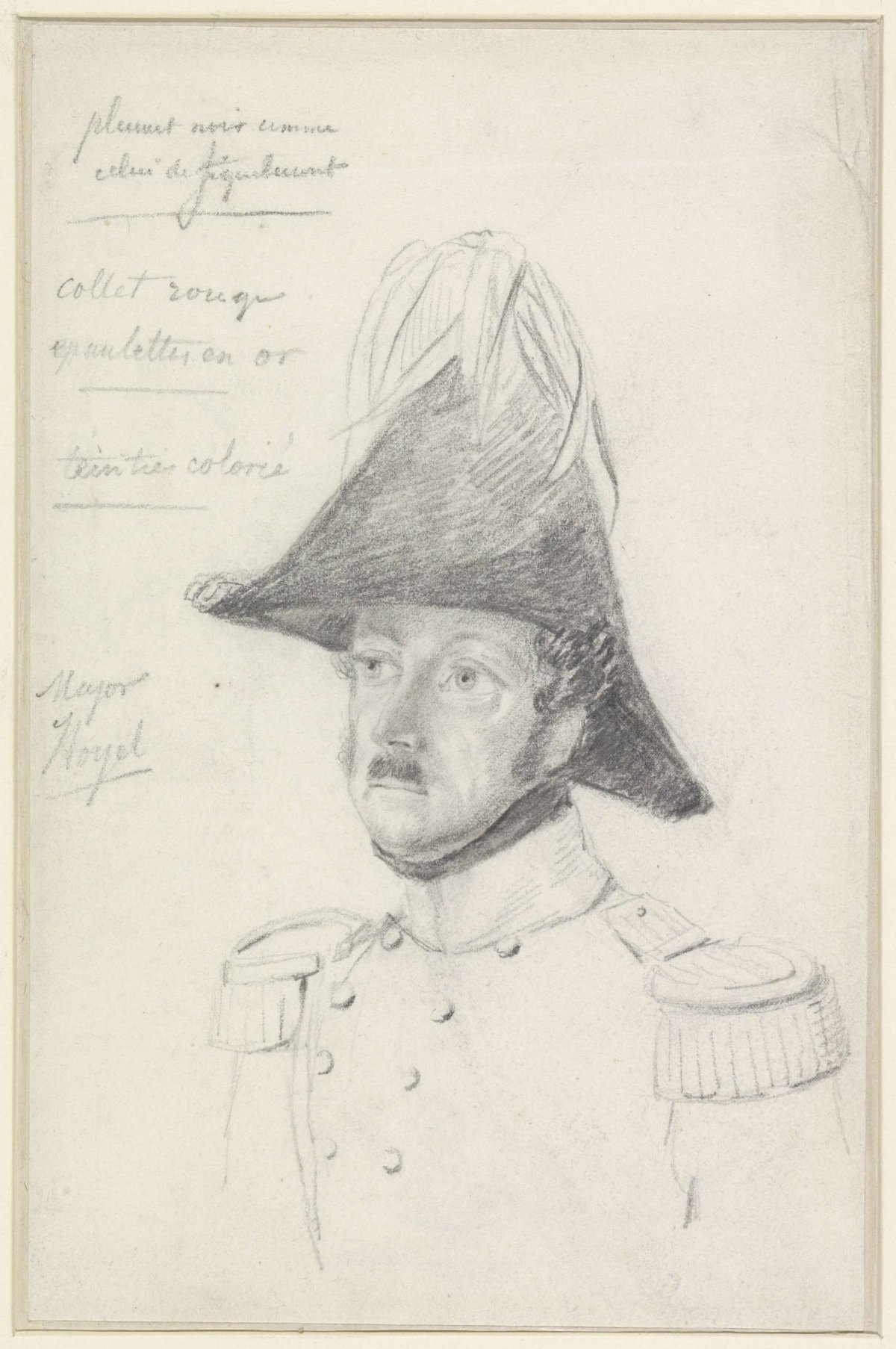 Portrait of Major Hoyel, Jacob Joseph Eeckhout, 1831 - 1833