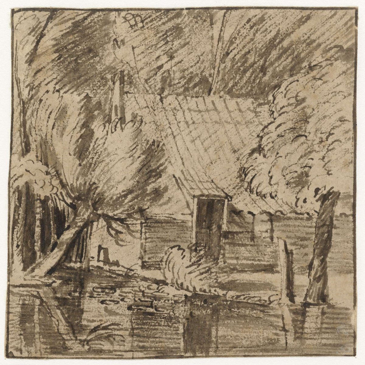 Boerenwoning, anonymous, 1600 - 1699