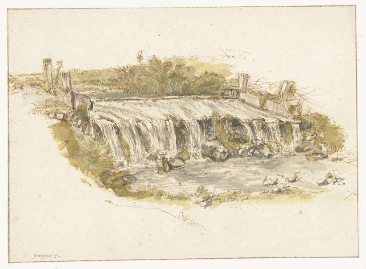 Waterfall, Gilles Neyts, 1633 - 1687