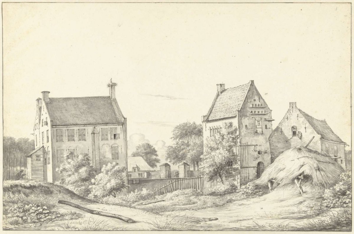 The house Vroonestein near Jutphaas, Gerrit Lamberts, 1832