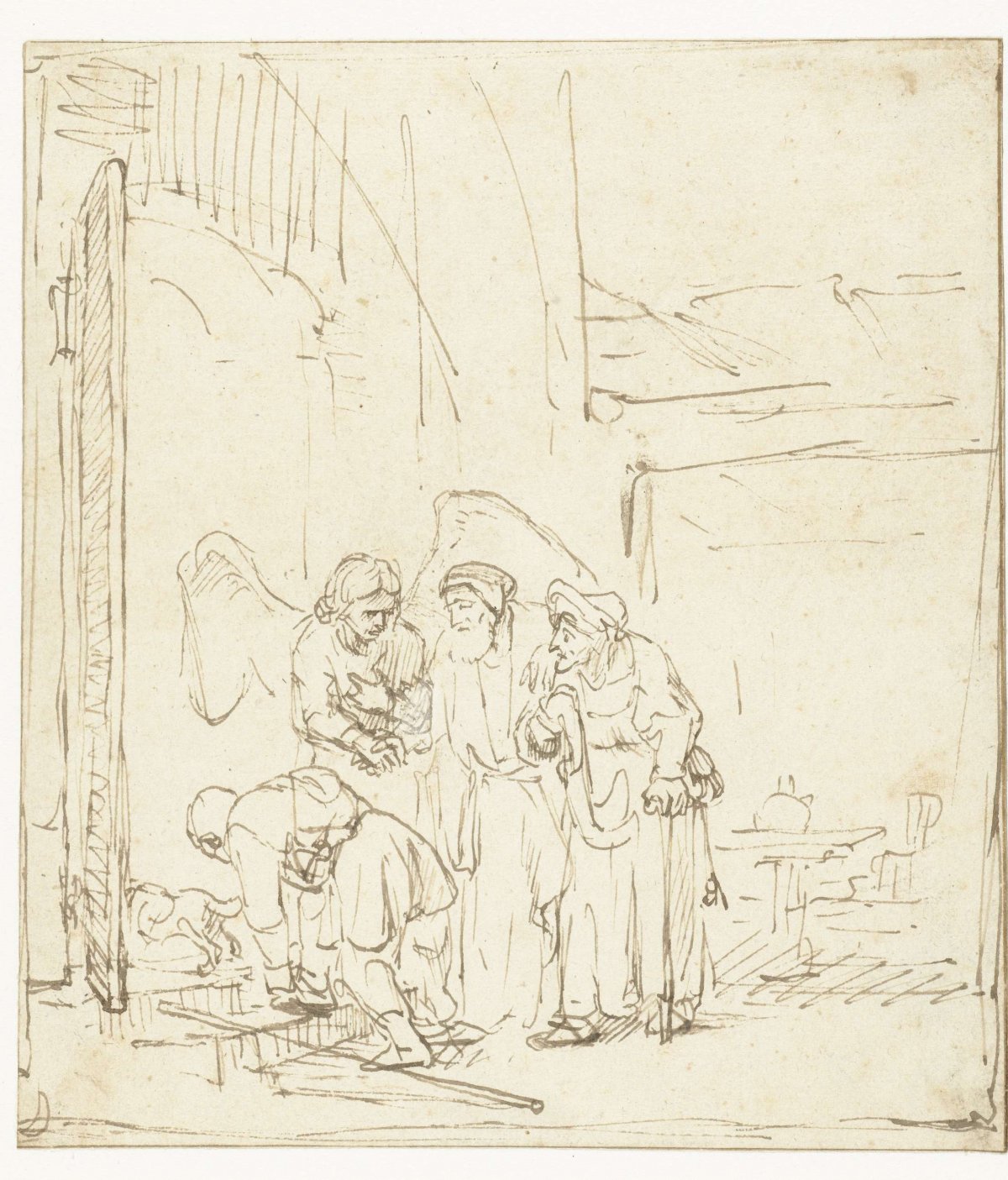 Departure of Tobias and the Angel, anonymous, c. 1645 - c. 1650
