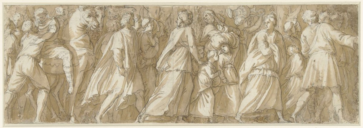 Sabines move to the games of the Romans, anonymous, 1510 - 1600