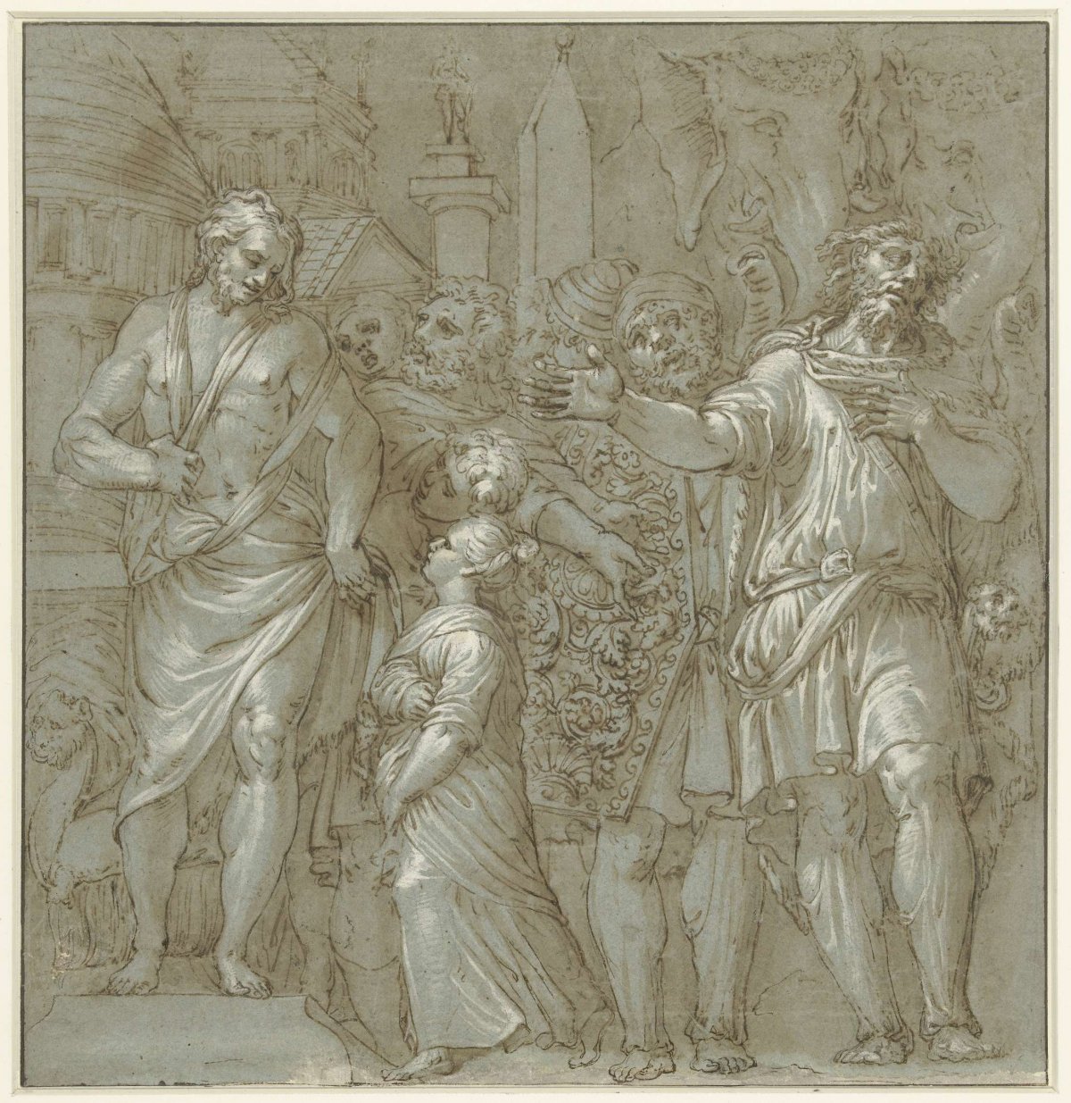 Fearlessness of Caius Fabricius Luscinus after the victory of Pyrrhus, anonymous, 1510 - 1600