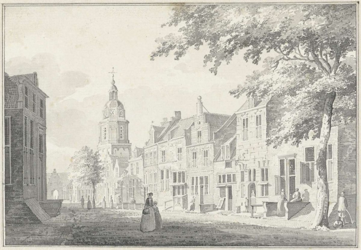 Dorpsstraat te Buren, Pieter Jan van Liender, 1737 - 1779