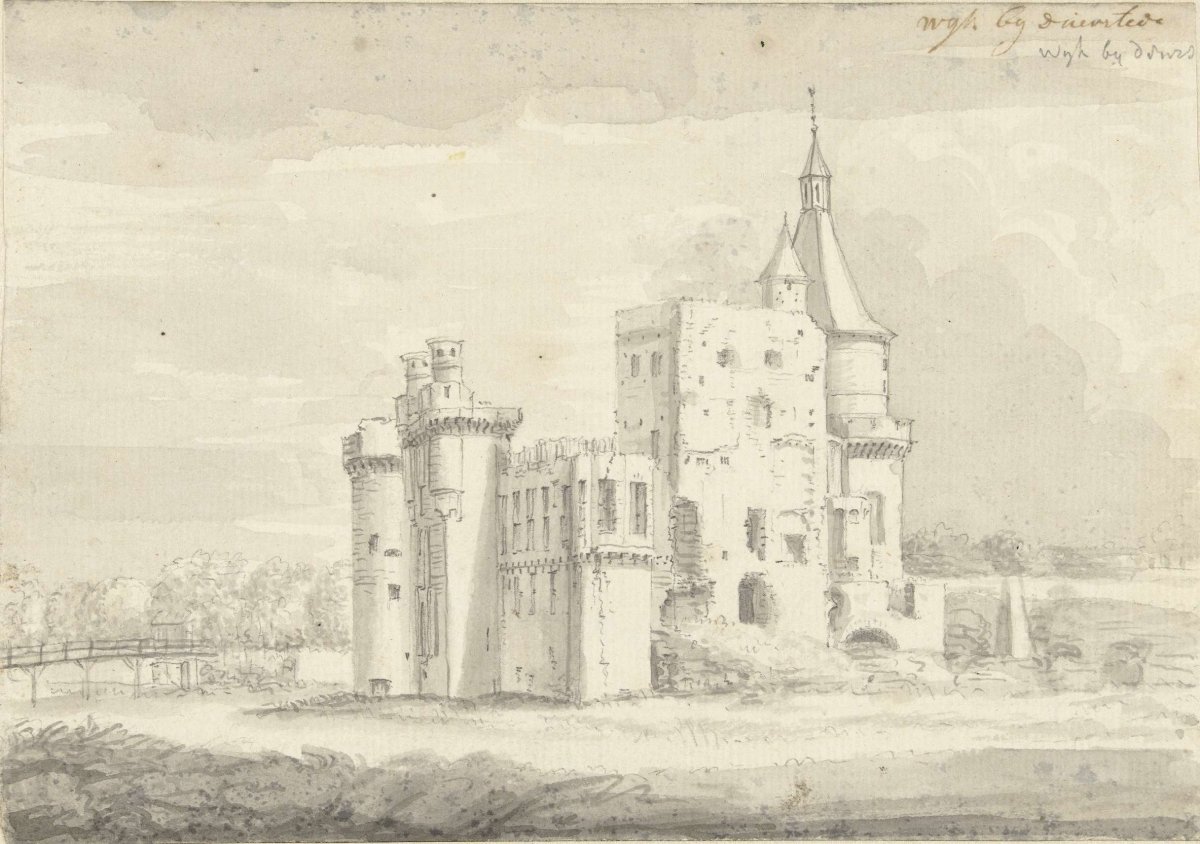 Wijk bij Duurstede Castle, Joseph Adolf Schmetterling, 1761 - 1828