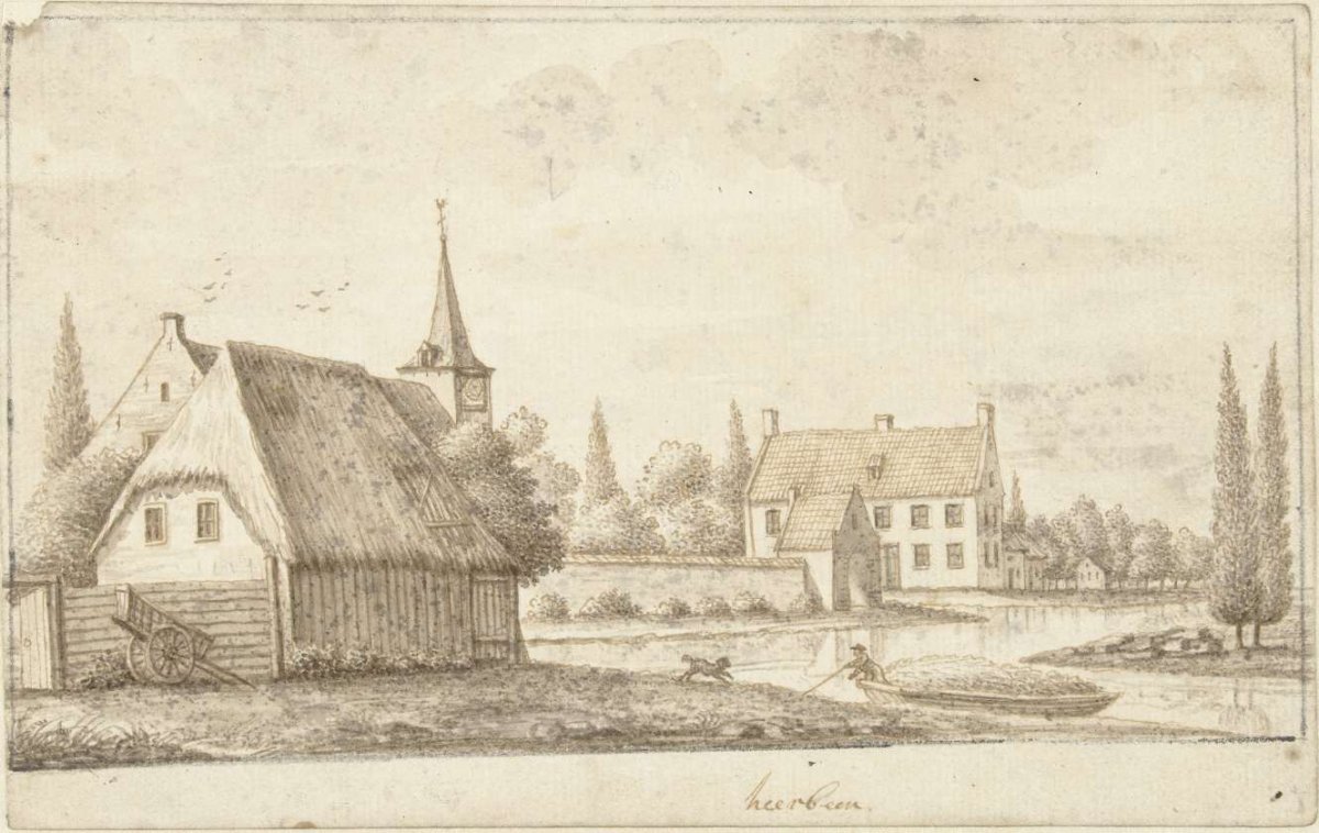 The village of Heesbeen near Heusden, North Brabant, Joseph Adolf Schmetterling, 1761 - 1828